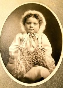 Victorian Oval Framed Photo Child's Portrait